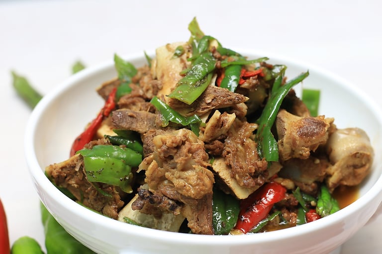 Fried pig's trotters